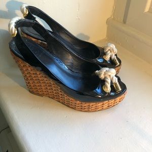 Tory Burch Wicker wedge
